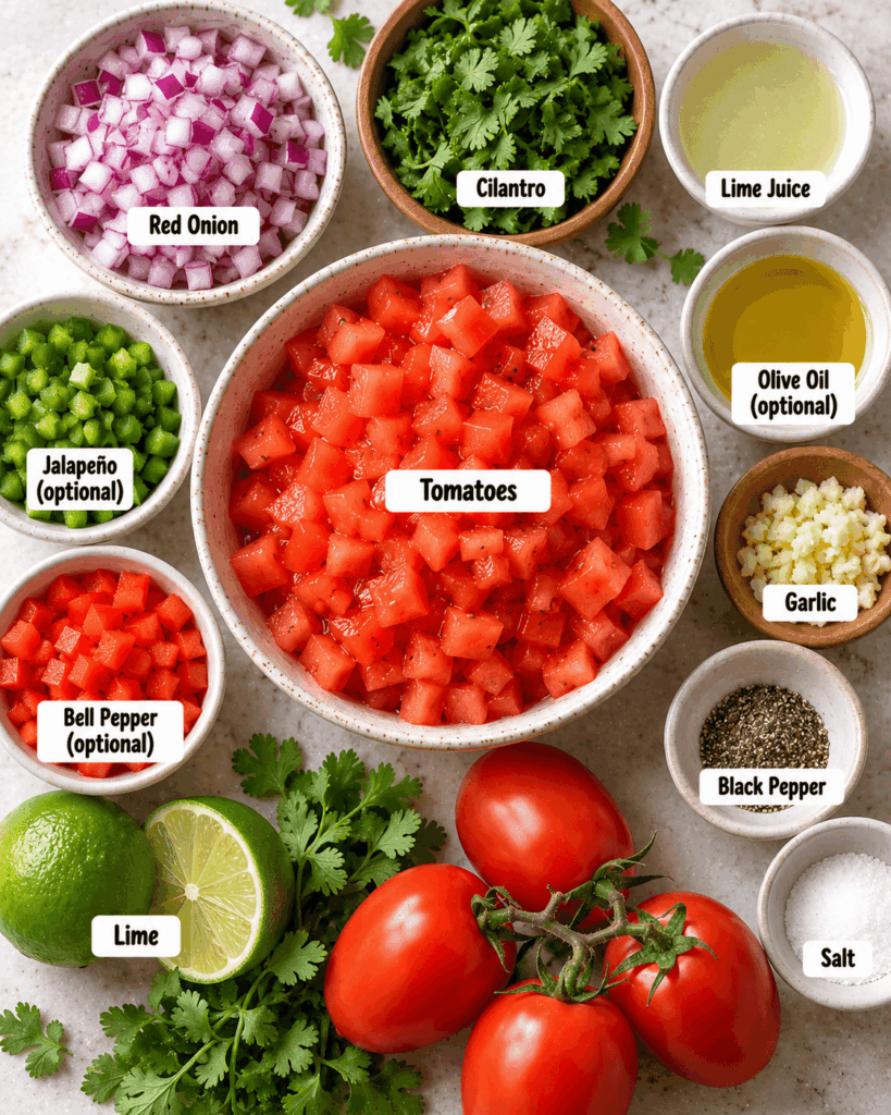 Fresh Homemade Tomato Salsa