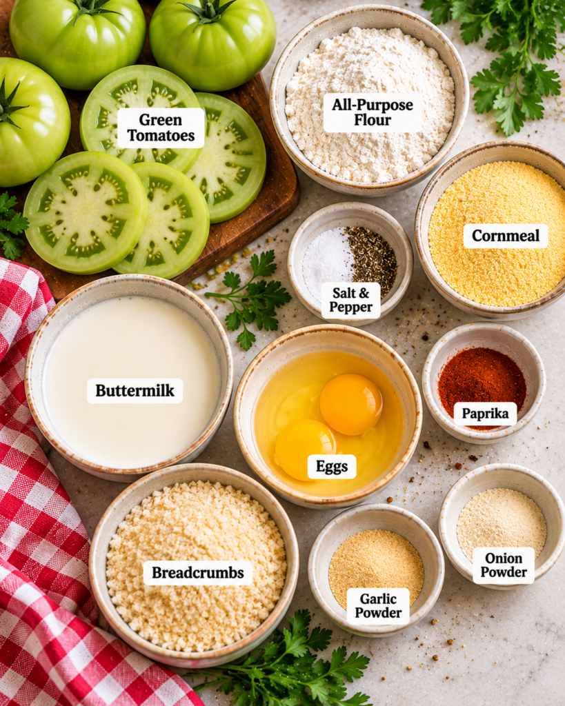 Southern Fried Green Tomatoes Recipe