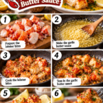 Lobster Bites with Garlic Butter Sauce