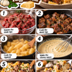 Garlic Butter Steak Tips with Cheesy Rigatoni