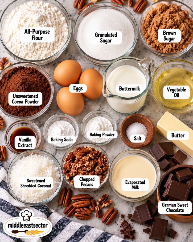 Homemade German Chocolate Cake Recipe