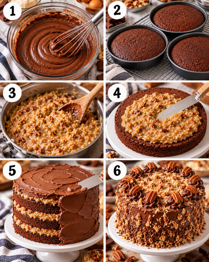 Homemade German Chocolate Cake Recipe
