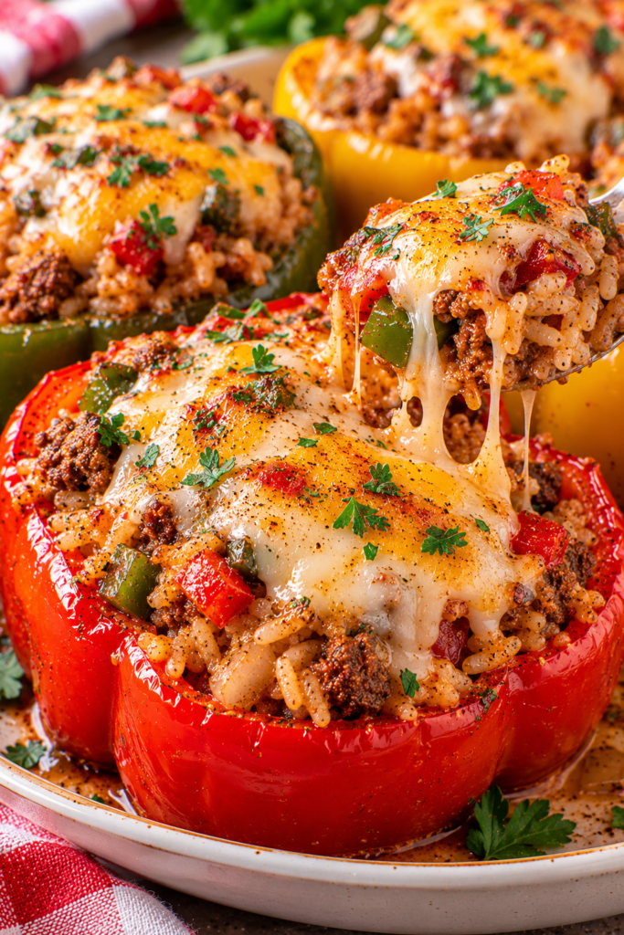 Cajun-Style Stuffed Bell Peppers