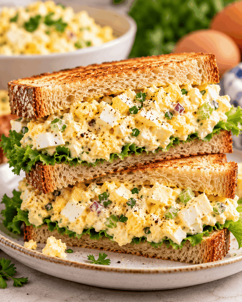 Creamy Egg Salad Sandwich Recipe