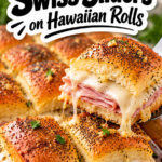 Ham and Swiss Sliders on Hawaiian Rolls