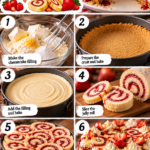 Jelly Roll Topped Cheesecake