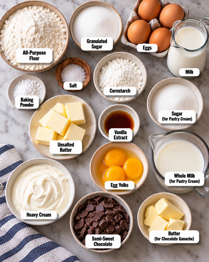 Homemade Boston Cream Pie Recipe