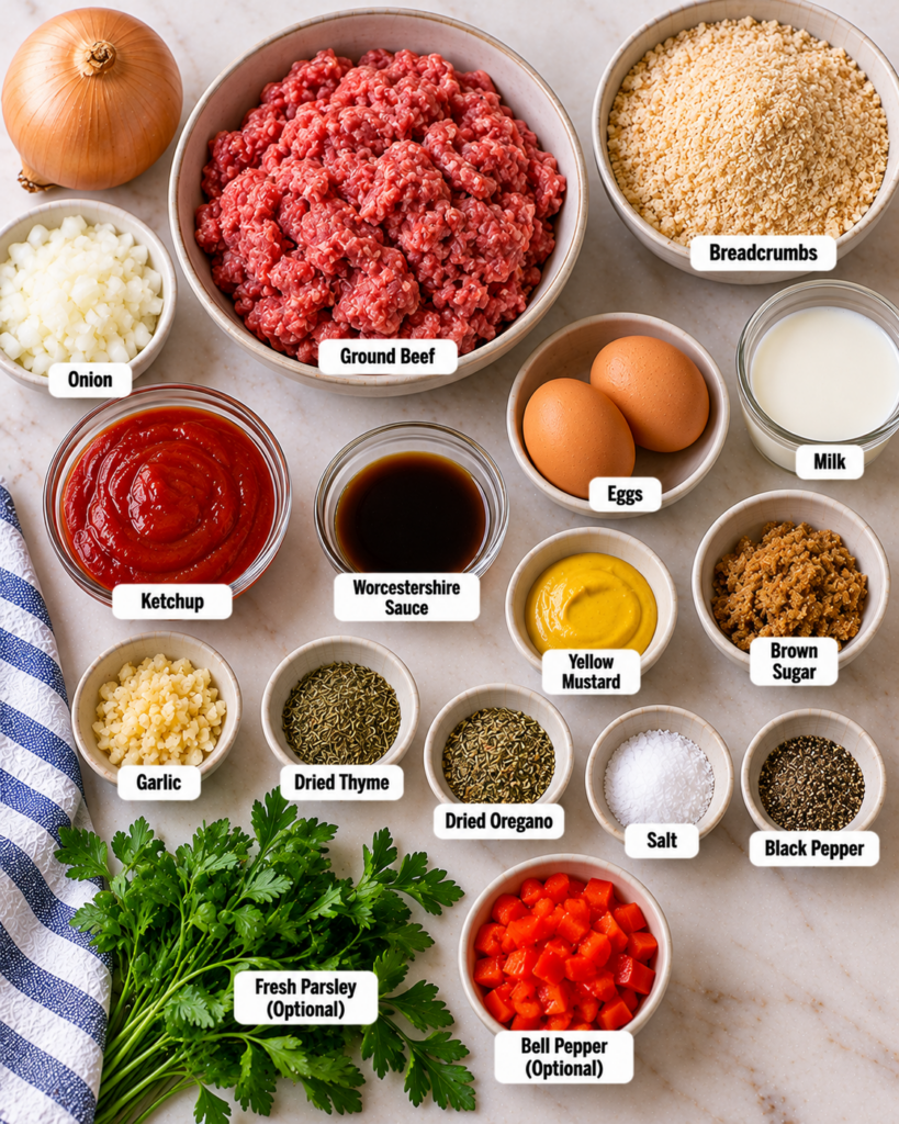 Old-Fashioned Meatloaf Recipe