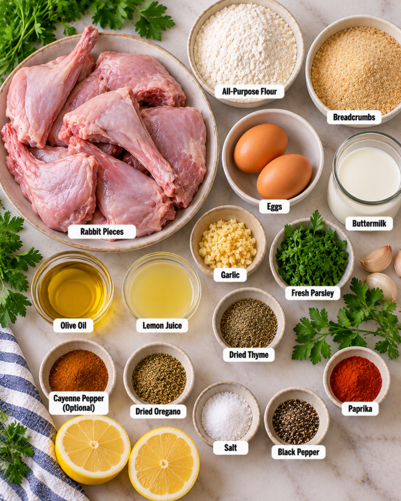 Crispy Fried Rabbit Recipe