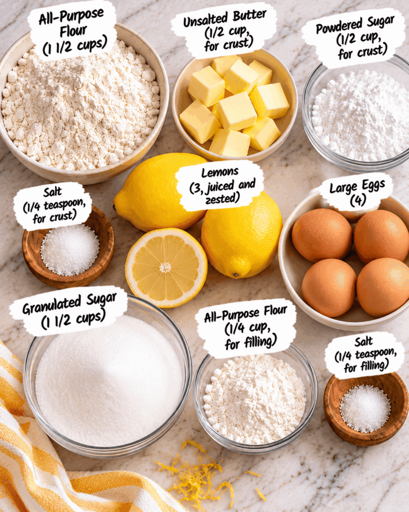 Classic Lemon Squares Recipe