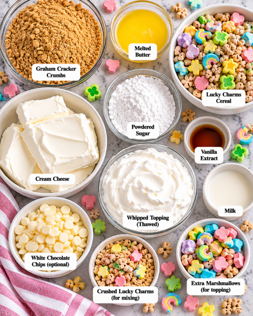 No-Bake Lucky Charms Cheesecake