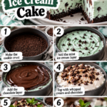 Mint Chocolate Chip Ice Cream Cake