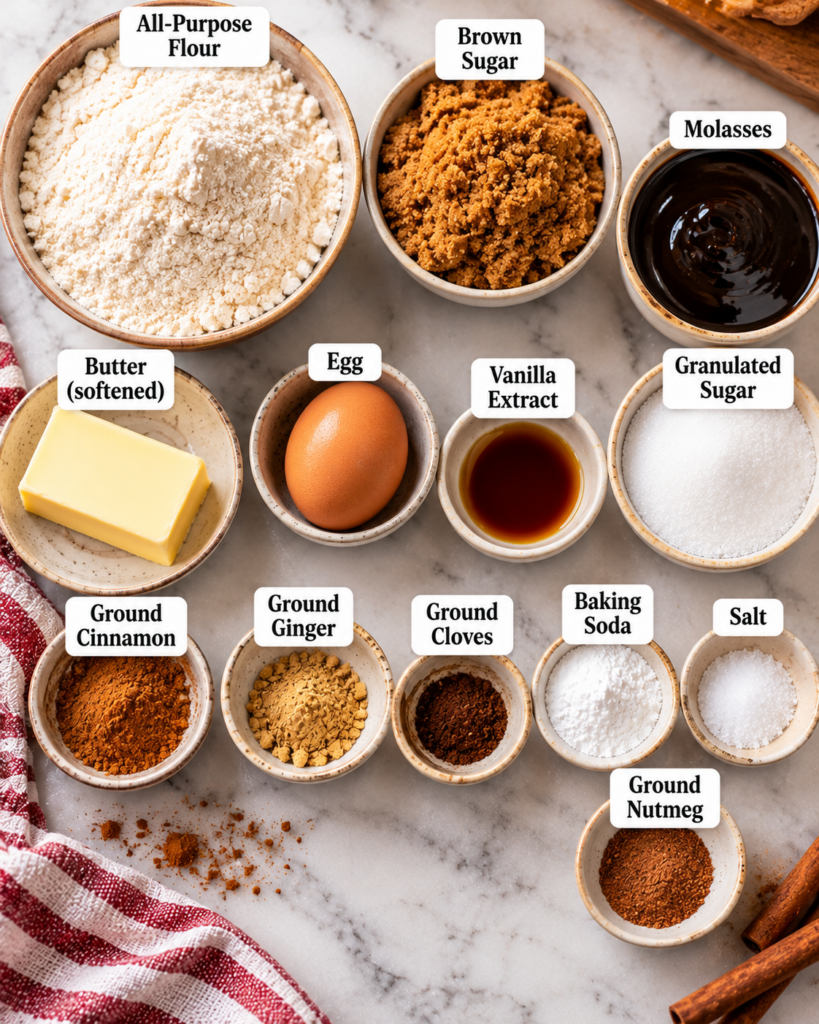 Old-Fashioned Soft Molasses Cookies