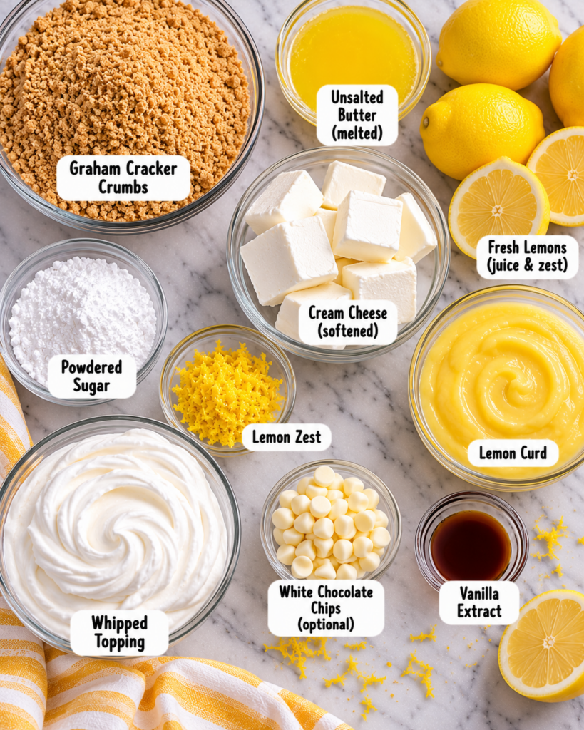 No-Bake Lemon Tart Recipe