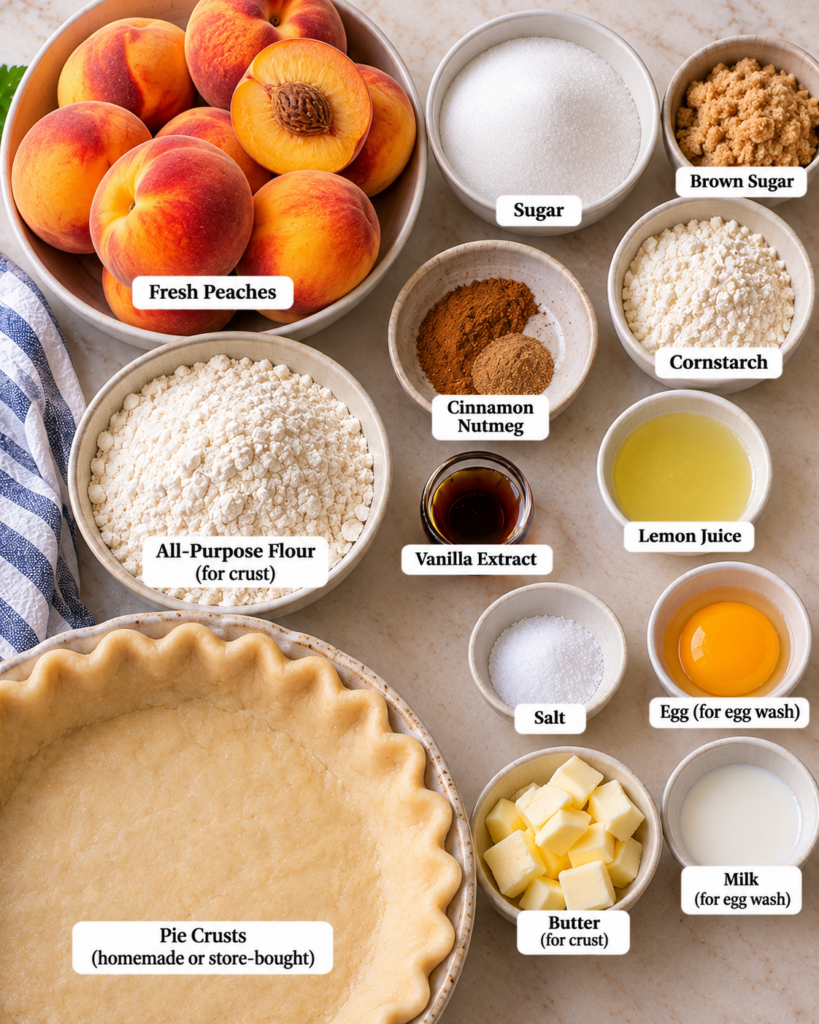 Southern Peach Pie Recipe