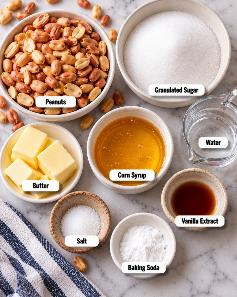 Old-Fashioned Peanut Brittle Recipe