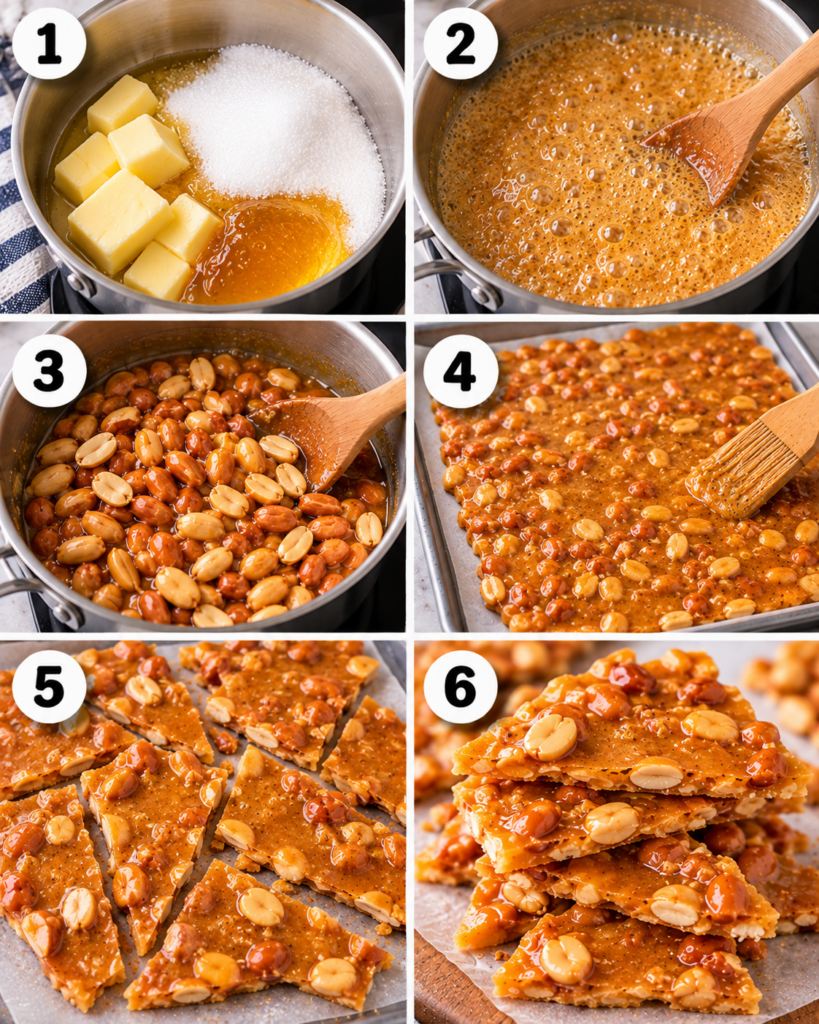 Old-Fashioned Peanut Brittle Recipe