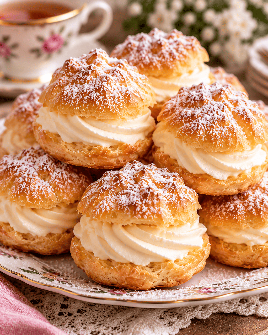 Old-Fashioned Tea Puffs