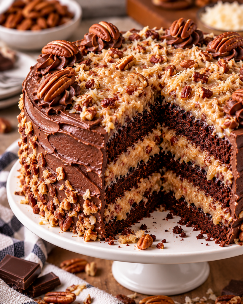 Homemade German Chocolate Cake Recipe
