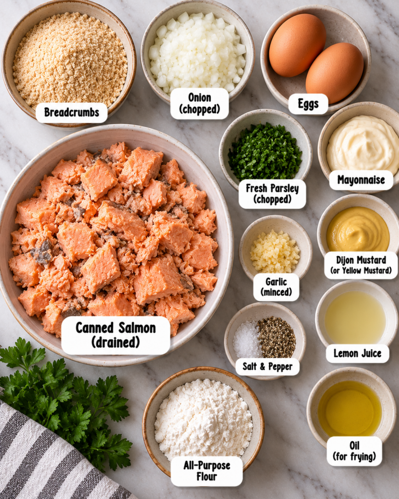 Crispy Old-Fashioned Salmon Patties