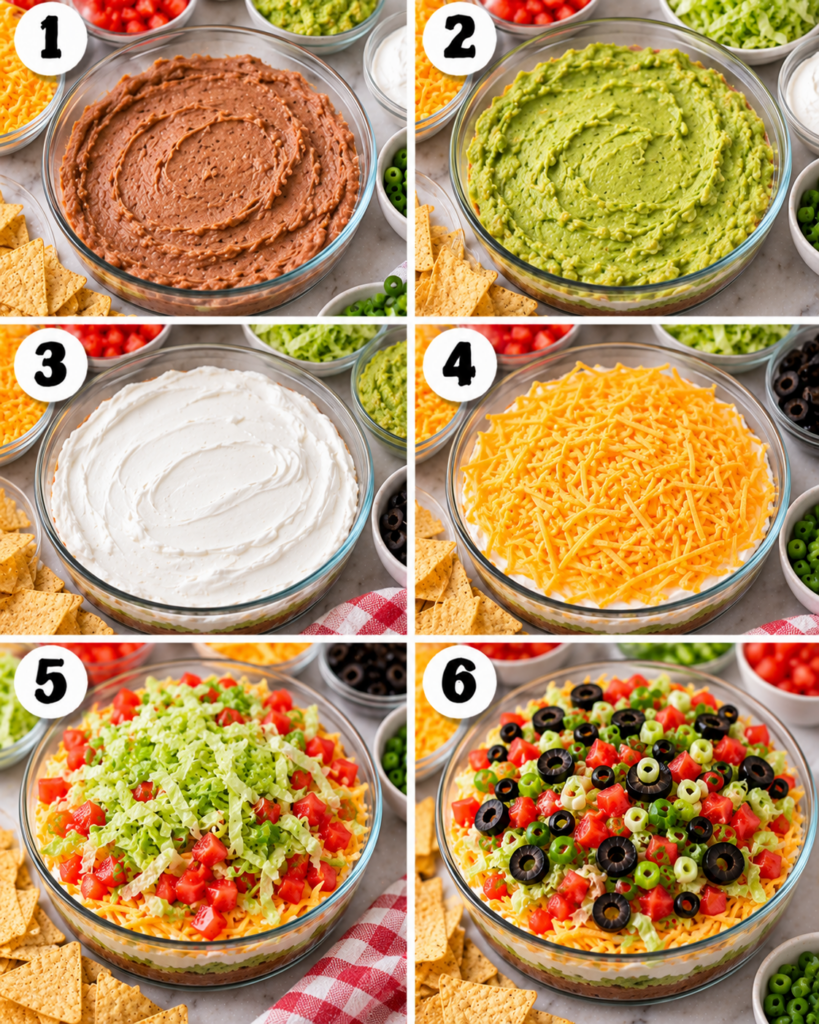 Easy 7-Layer Dip Recipe