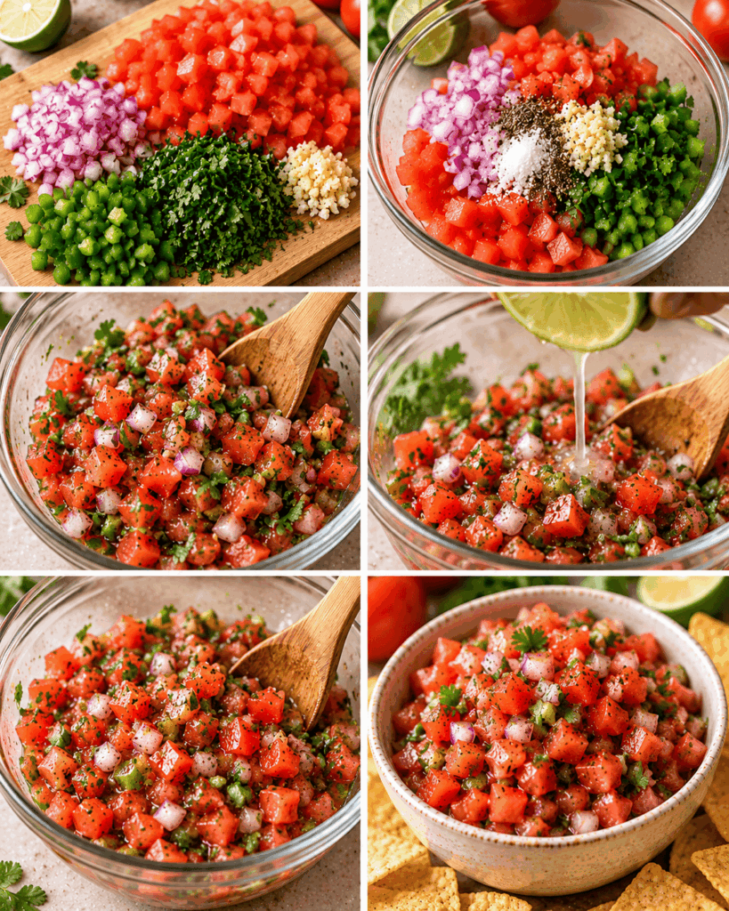 Fresh Homemade Tomato Salsa