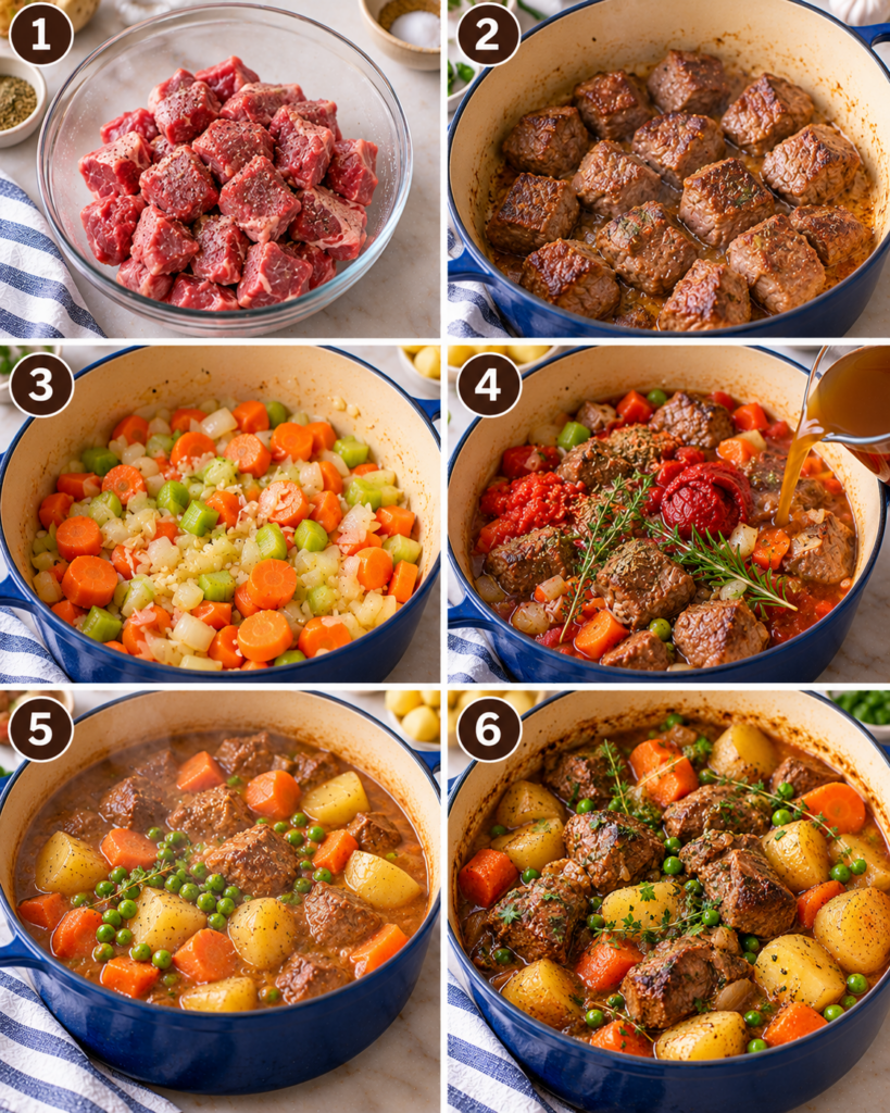 Spring Lamb Stew Casserole