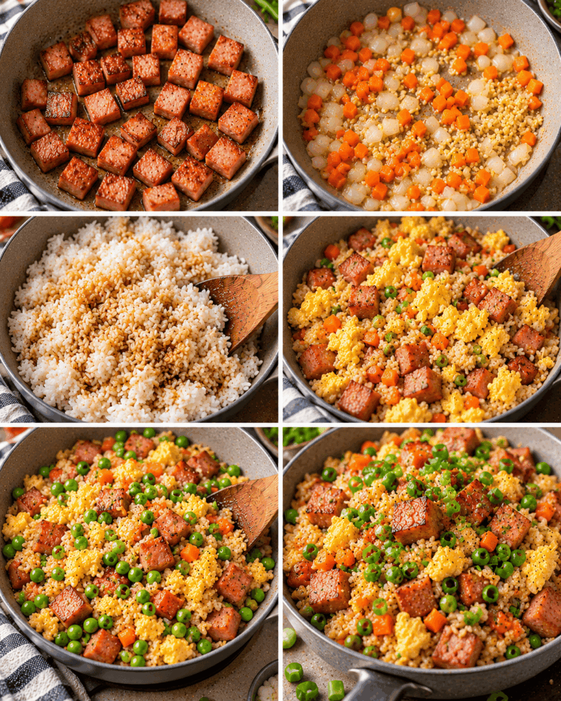 Easy Spam Fried Rice
