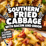 Southern Fried Cabbage with Bacon and Onion