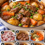 Spring Lamb Stew Casserole