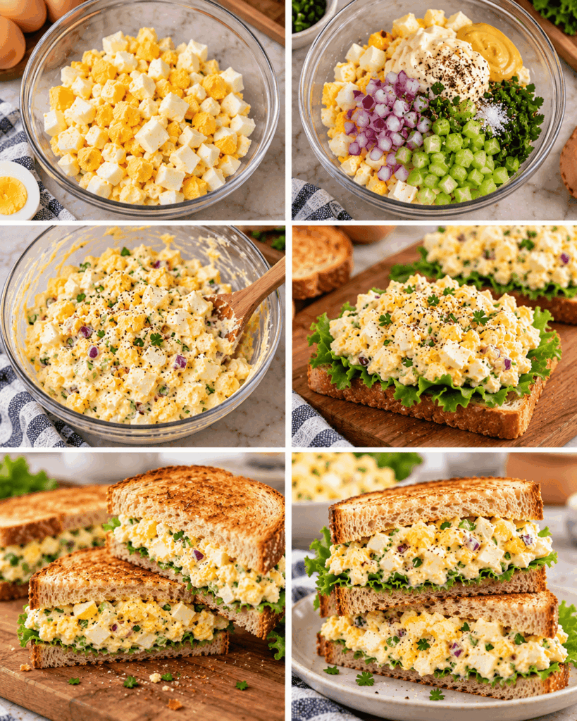 Creamy Egg Salad Sandwich Recipe