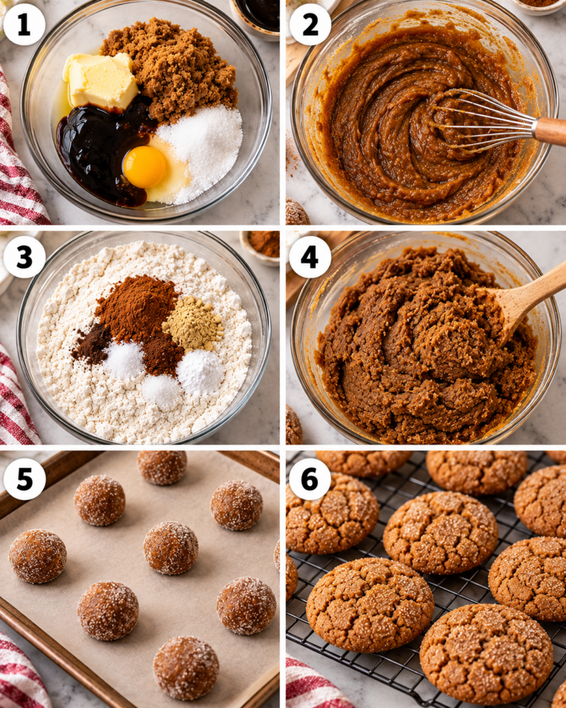 Old-Fashioned Soft Molasses Cookies