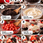 Strawberry Oreo Cheesecake Cups
