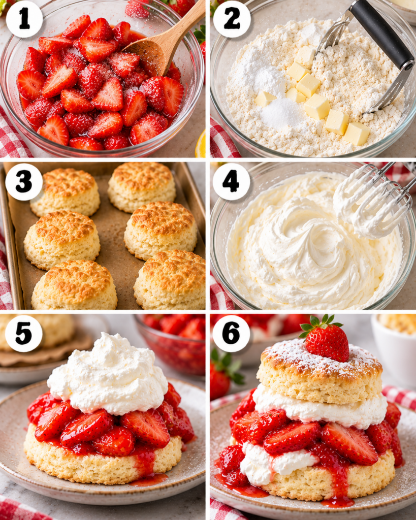 Easy Homemade Strawberry Shortcake