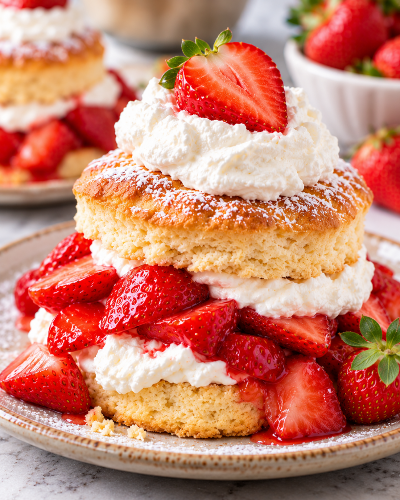 Easy Homemade Strawberry Shortcake