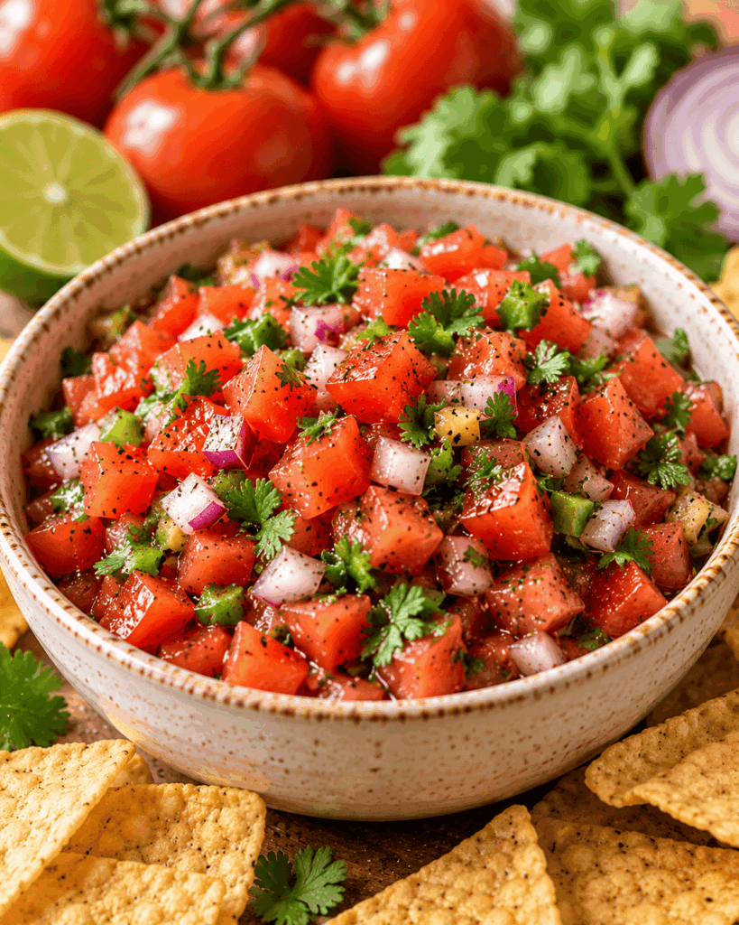 Fresh Homemade Tomato Salsa