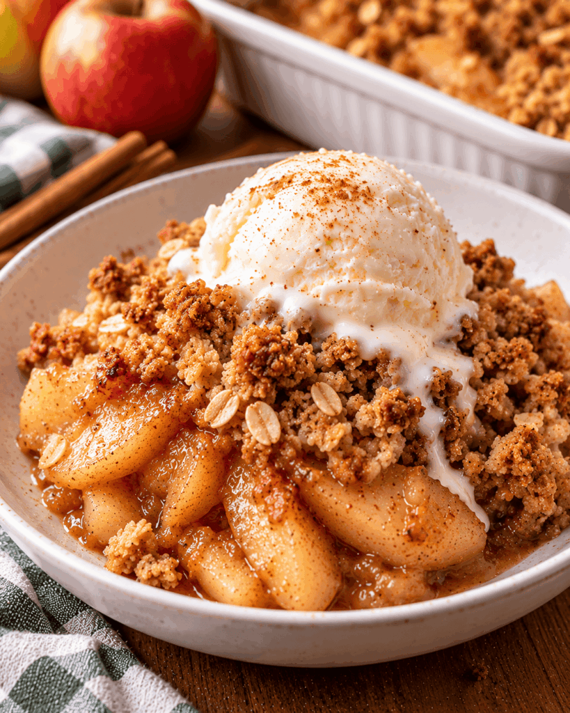 Old-Fashioned Apple Crisp Recipe