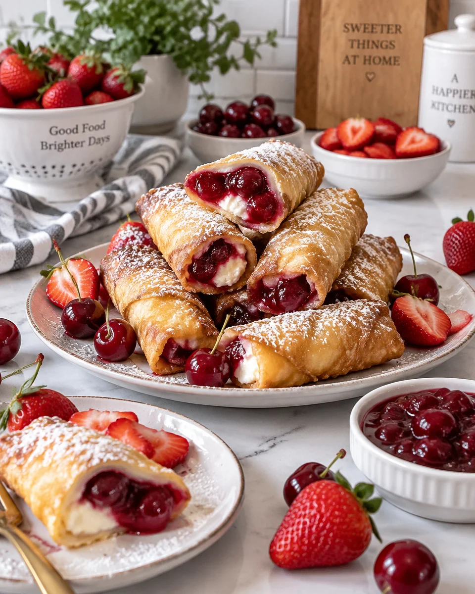 cheesecake egg rolls