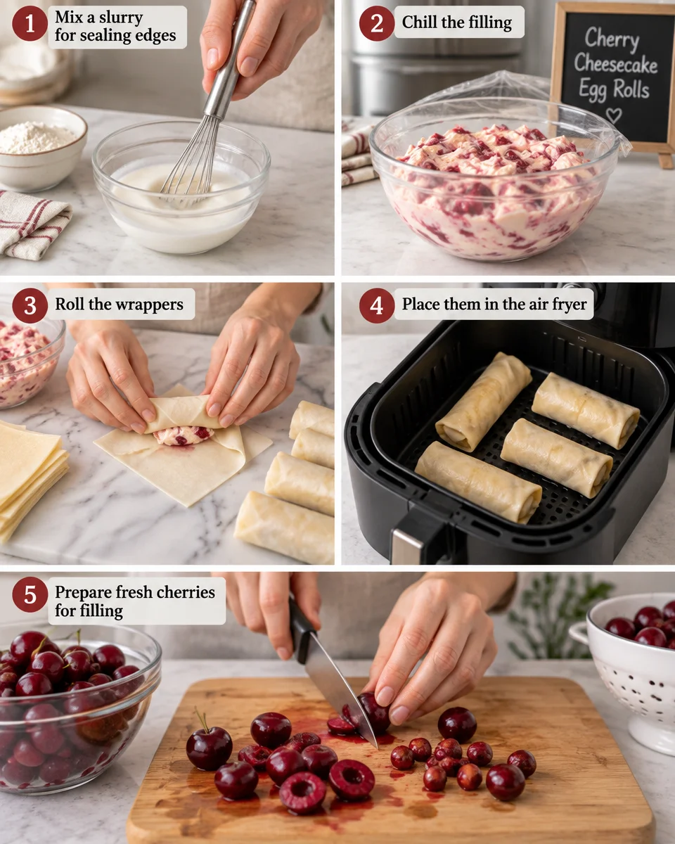 cheesecake egg rolls