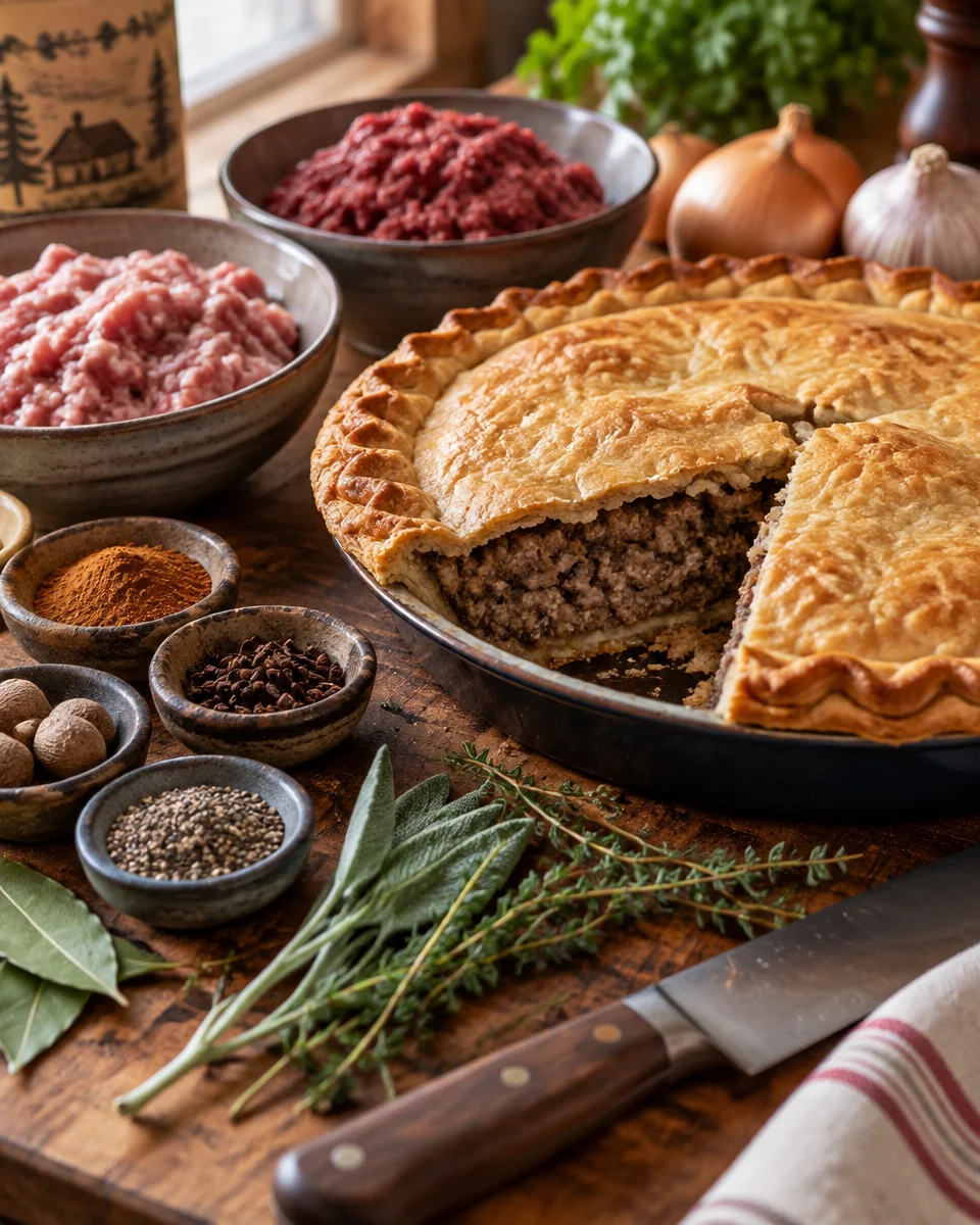 french meat pie recipe