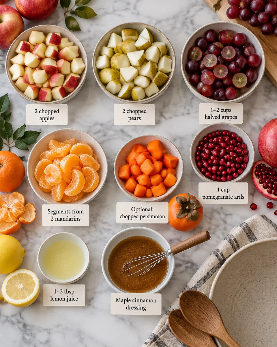 autumn fruit salad