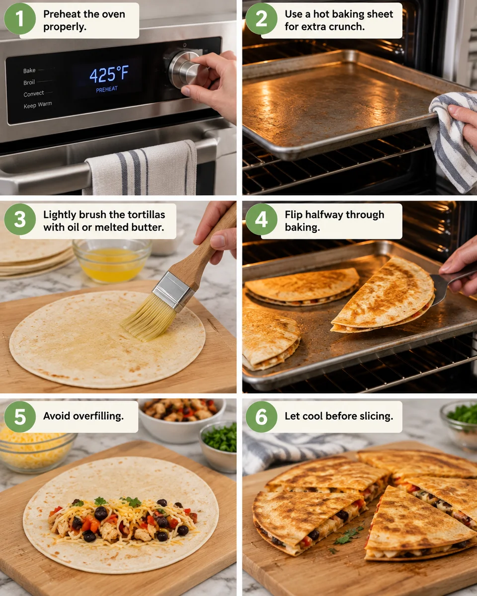 Baked Spinach Mushroom Quesadilla Recipe