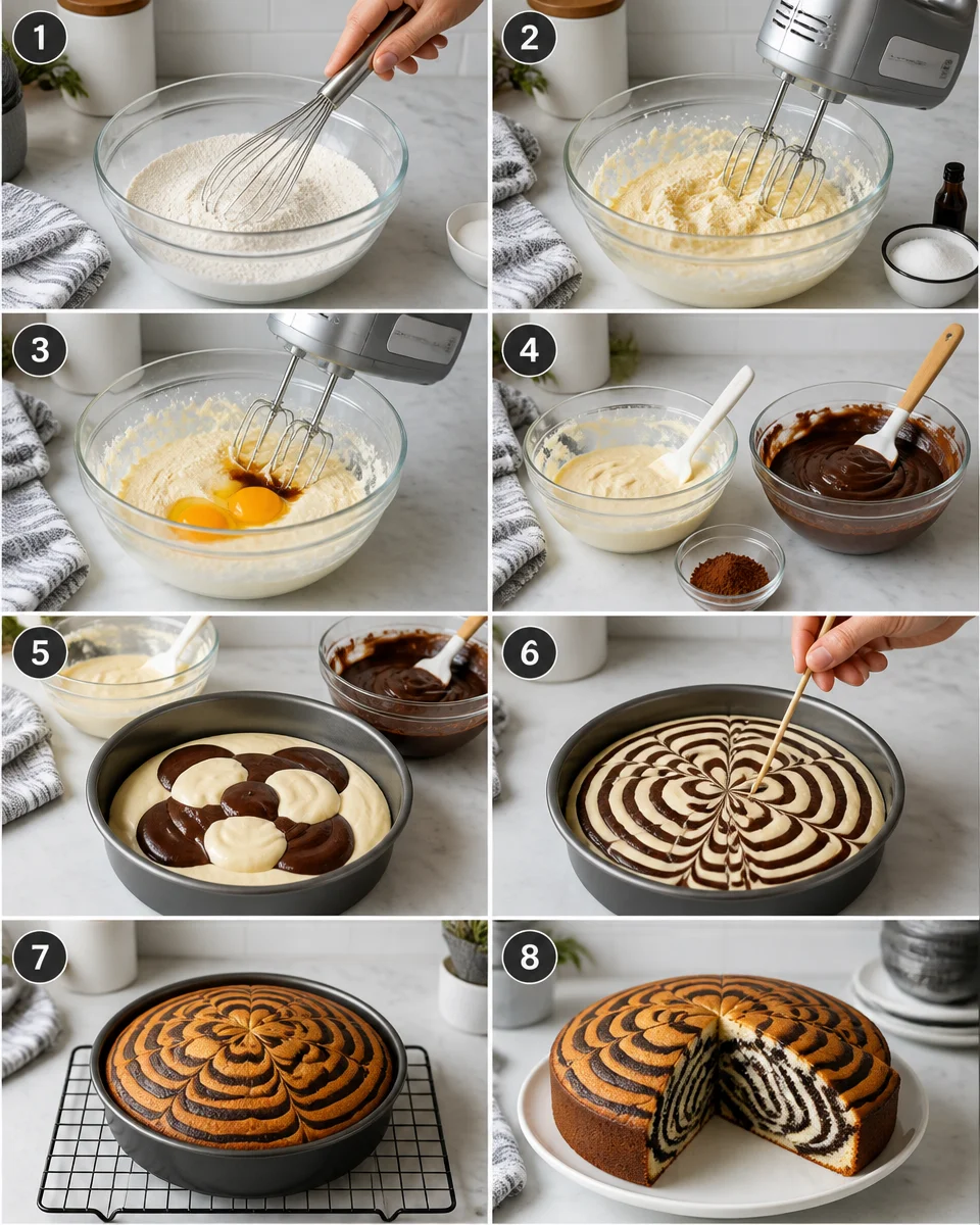 Black and White Cake