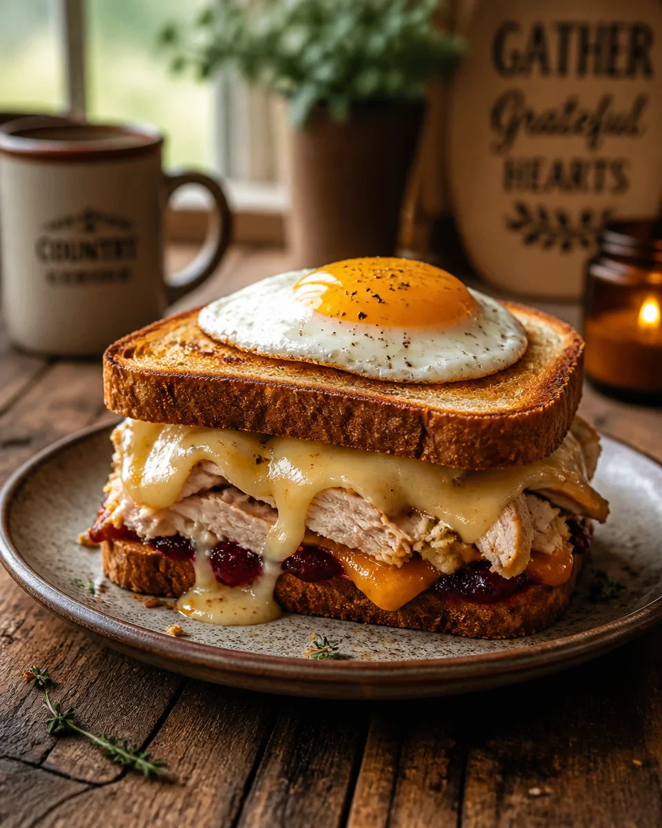 Black Friday Leftover Turkey Sandwich