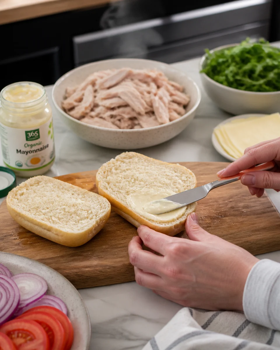 Black Friday Leftover Turkey Sandwich