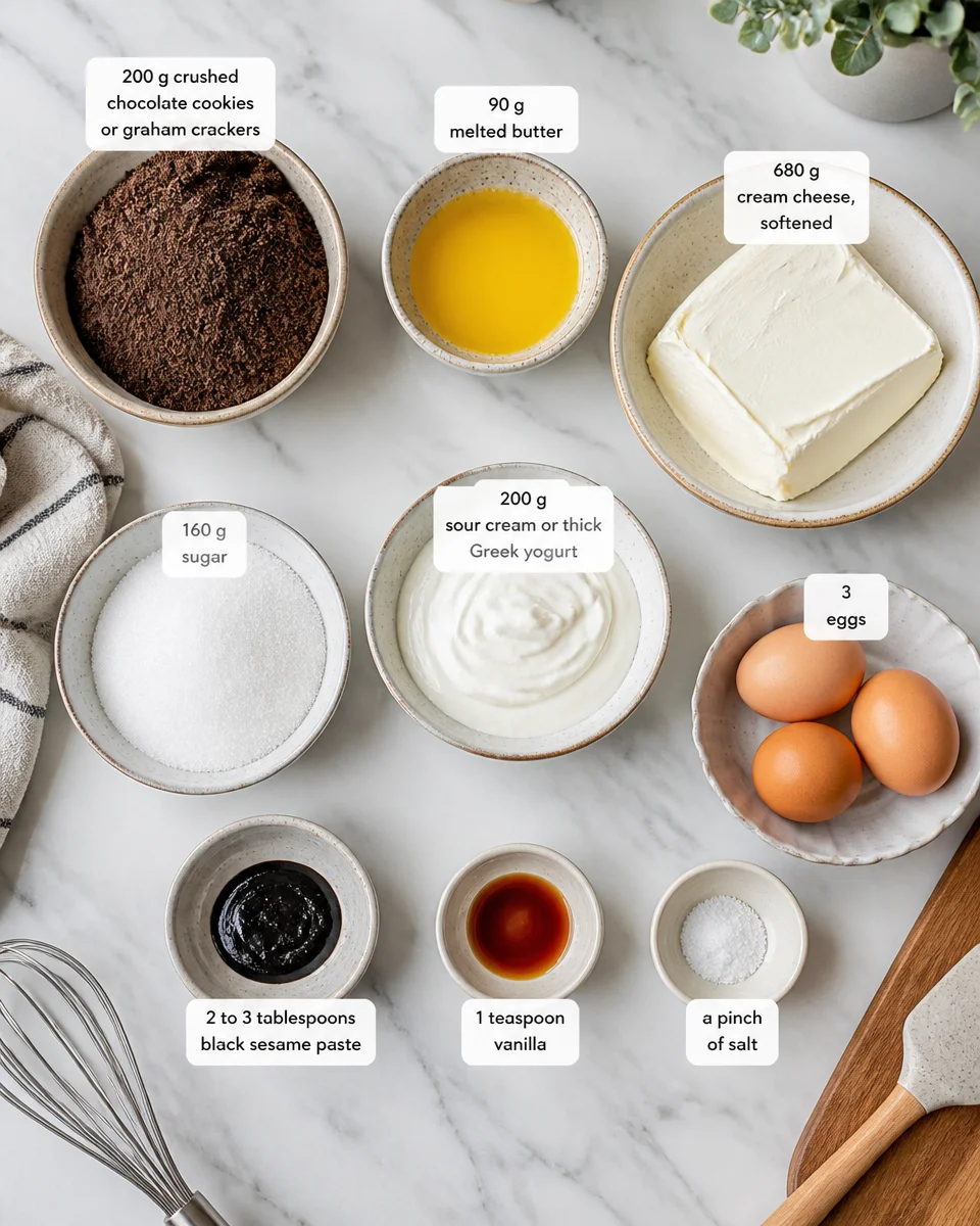 Black Sesame Cheesecake (breakout trend)