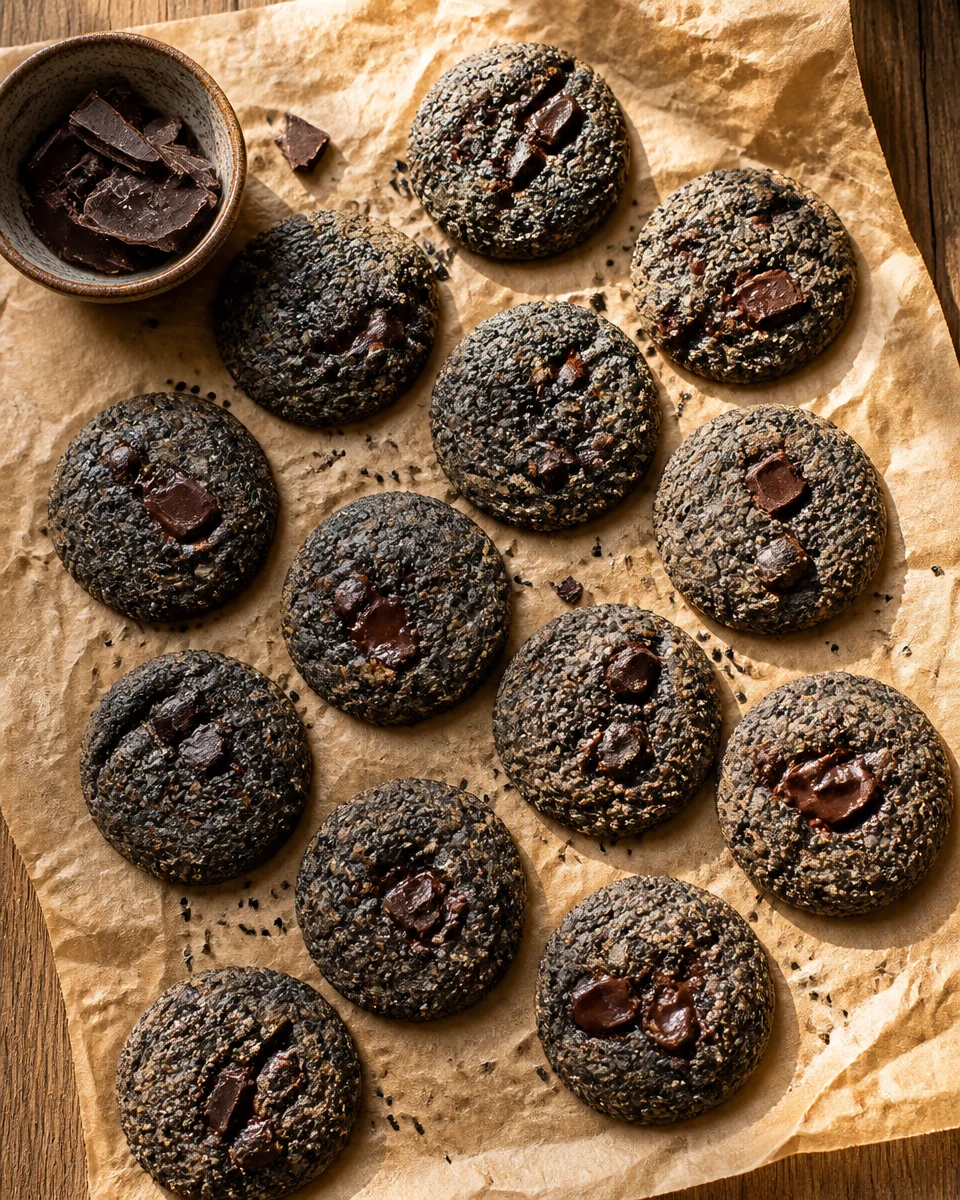 Black Sesame Cookies