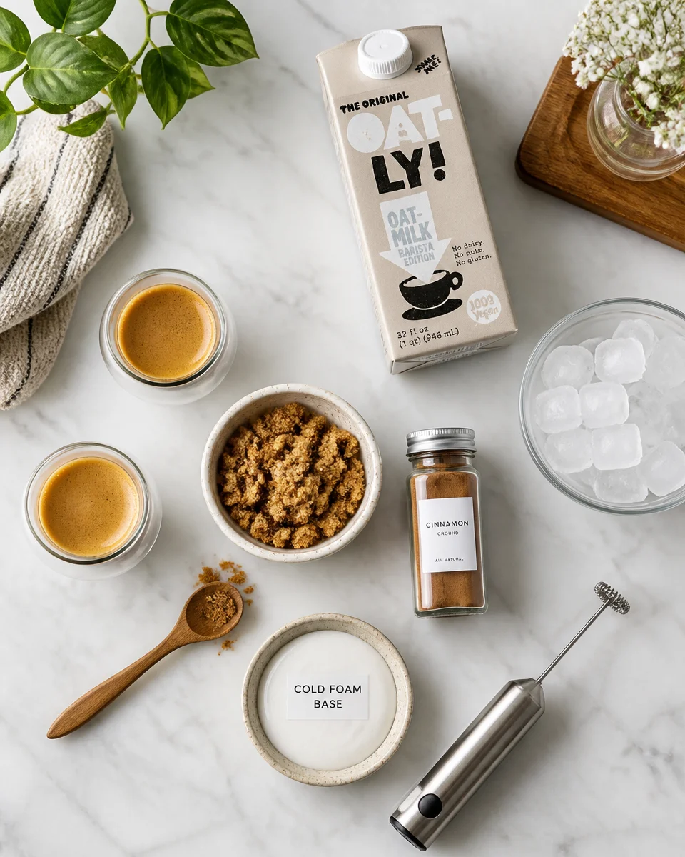 Brown Sugar Oat Milk Cold Foam (Starbucks Copycat)