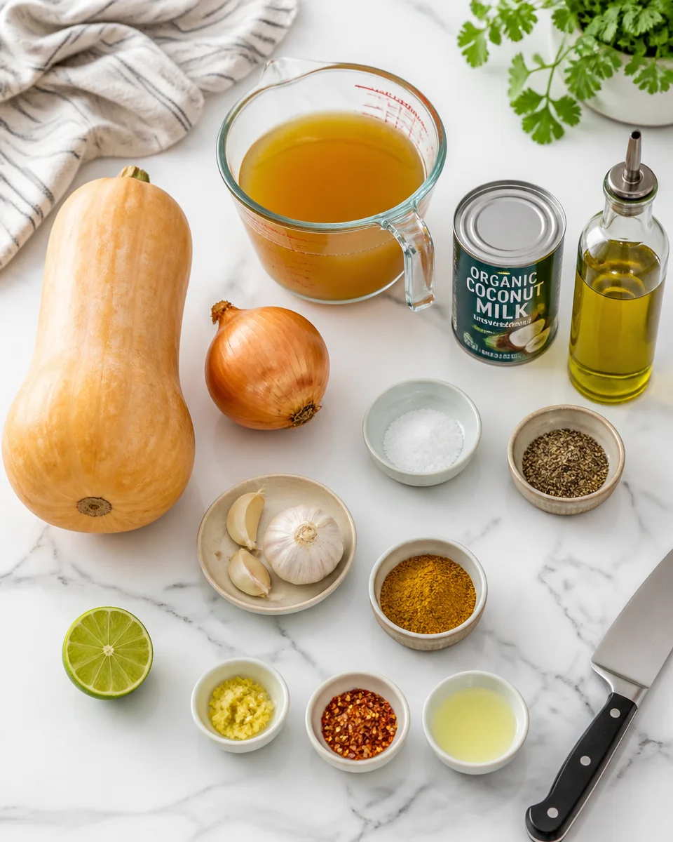 Butternut Squash Soup with Coconut Milk