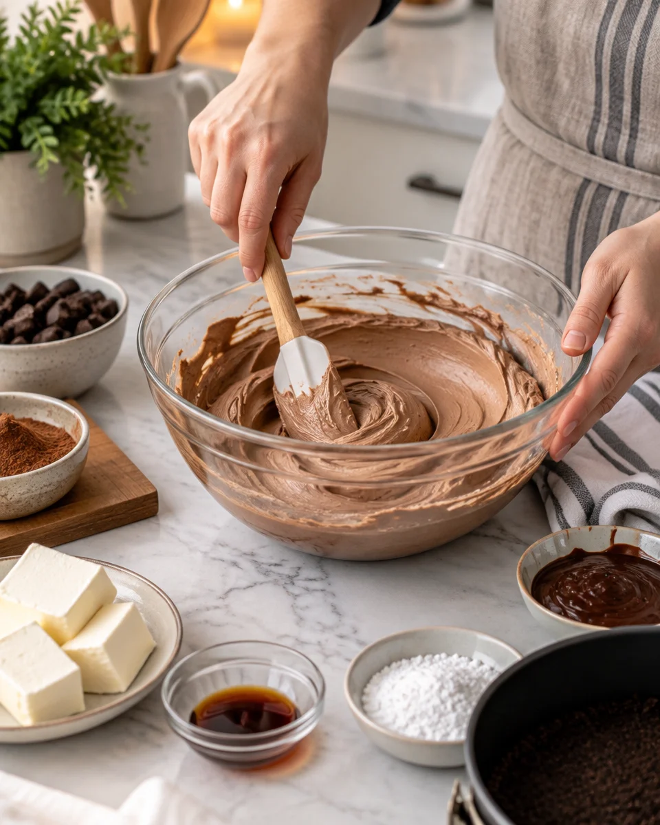 fudge cheesecake recipe